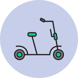 kick-scooter icoon