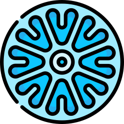diatomácea cêntrica Ícone