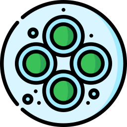 gloeocapsa cyanobacteriën icoon