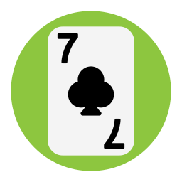Seven of clubs icon