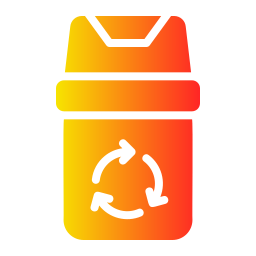 Trash bin icon