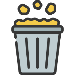 Trash bin icon