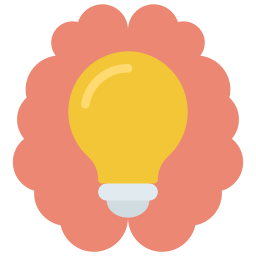 Creative brain icon