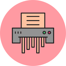 Paper shredder icon