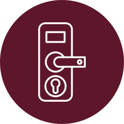 Door lock icon