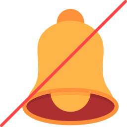 No alarm icon