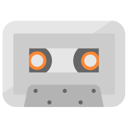 cinta de audio icono
