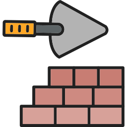 Brick wall icon