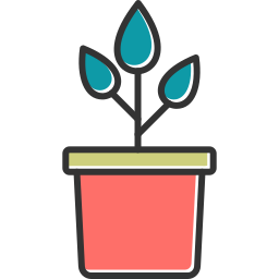 Plant pot icon