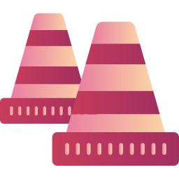 Traffic cone icon