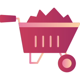 Wheel barrow icon