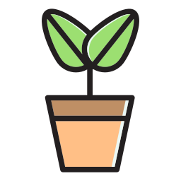 Plant pot icon