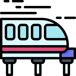 Высокоскоростной поезд иконка