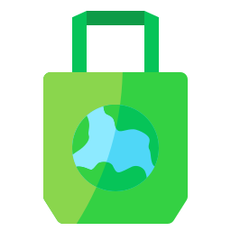 Eco bag icon