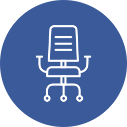 Office chair icon