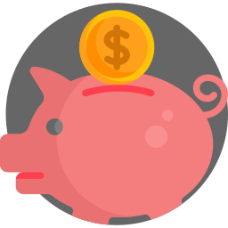 Piggy bank icon