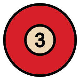 Billiard ball icon