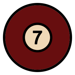 Billiard ball icon