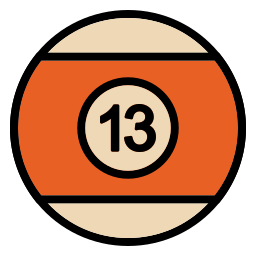 Billiard ball icon