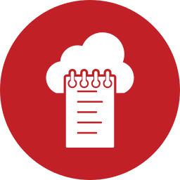 Cloud data icon