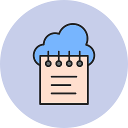 Cloud data icon