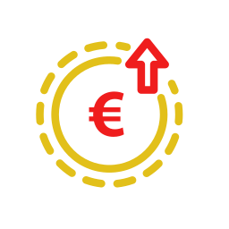 Euro coin icon