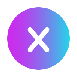 Cross button icon