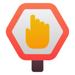 señal de stop icono