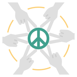paix mondiale Icône