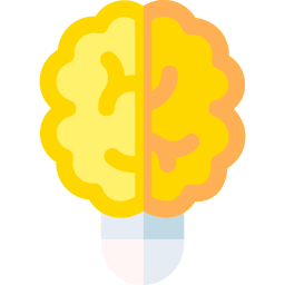 Creative brain icon