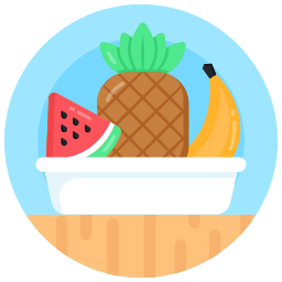 Fruit bowl icon