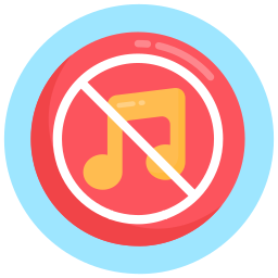 No music icon