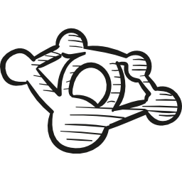 logo rysowania plemienia ikona