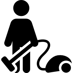 Vacuum cleaning icon