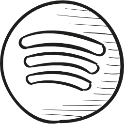 spotify draw logo Ícone