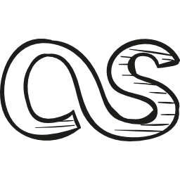 logotipo de lastfm draw icono