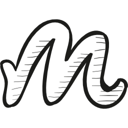 logo rysowania myfolio ikona