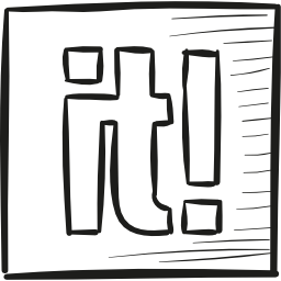logotipo do scoop it draw Ícone