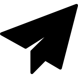 avião de papel voando Ícone