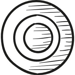 logo narysowane glifem ikona