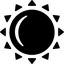 Big sun icon