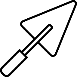 Trowel tool icon