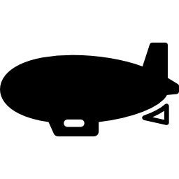avión zeppelin icono