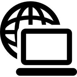 pantalla de cuadrícula global icono