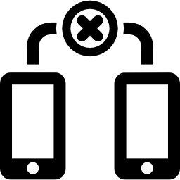 disconnected phones icon