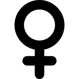 signo de género femenino icono