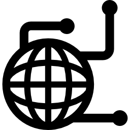 wereldwijde gegevens icoon
