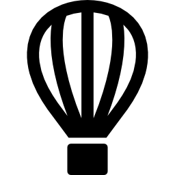 aerostatyczny balon powietrzny ikona