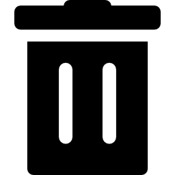 Paper bucket icon