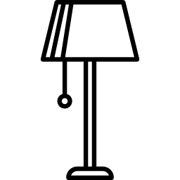 lampada da terra icona